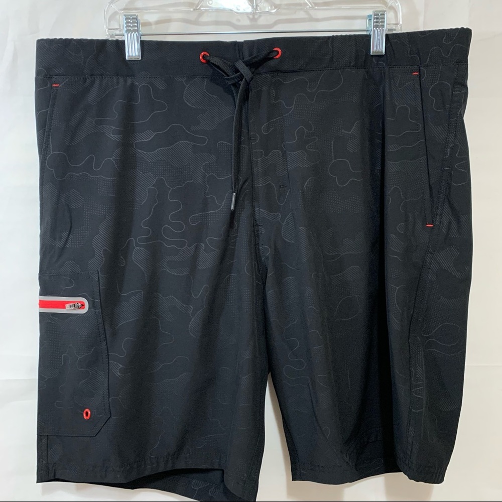 Zeroxposur Mens Black Nova Swim Trunks XL